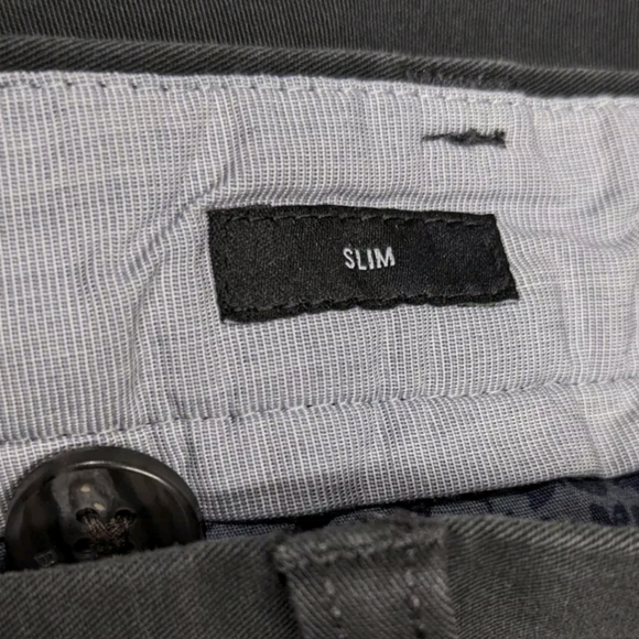 Bonobos Slim Straight Leg Pants 33x32 Gray Weekend Casual Chino - Picture 4 of 11